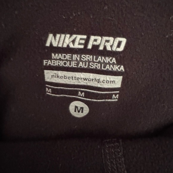 Nike Pullover Hoodie Pro‎ Hyperwarm Limitless  Black Size Medium - Picture 6 of 9